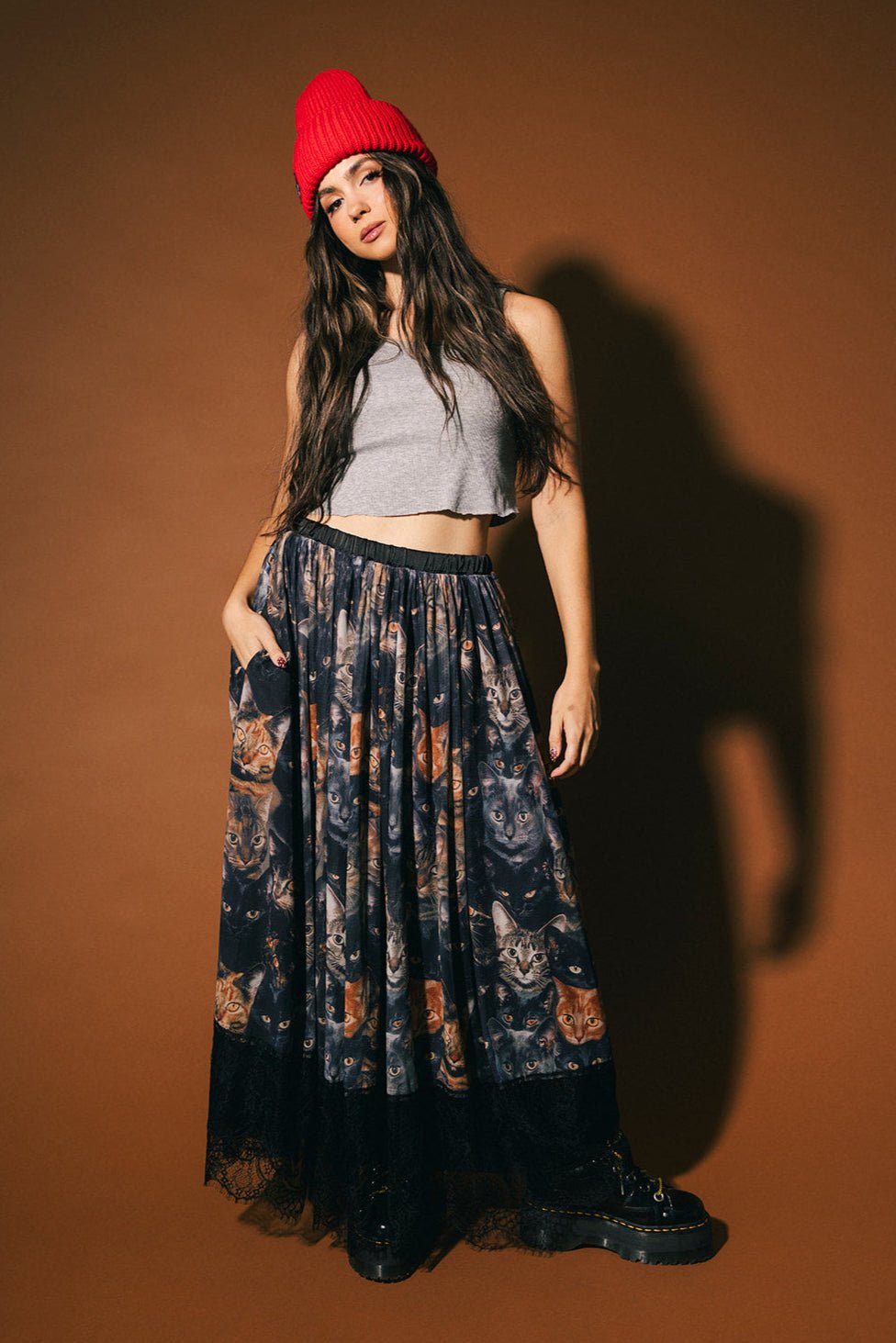 Purr Mesh Maxi Skirt - Dressed in Lala