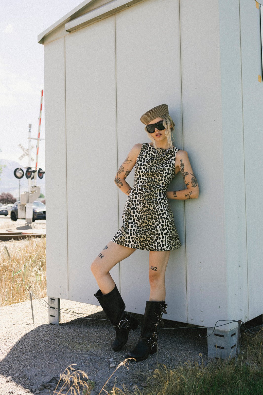 Put a Spell on You Linen Blend Mini Dress - Dressed in Lala