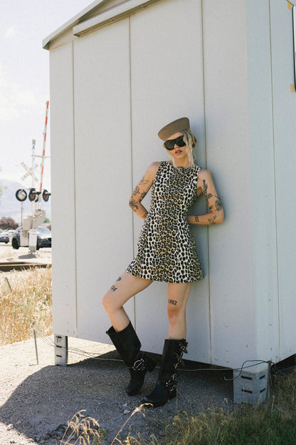 Put a Spell on You Linen Blend Mini Dress - Dressed in Lala
