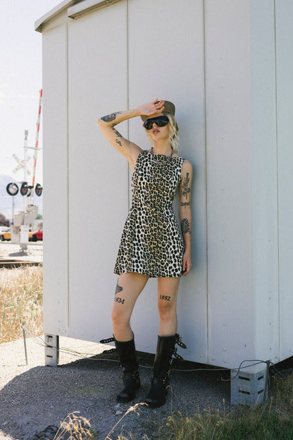 Put a Spell on You Linen Blend Mini Dress - Dressed in Lala