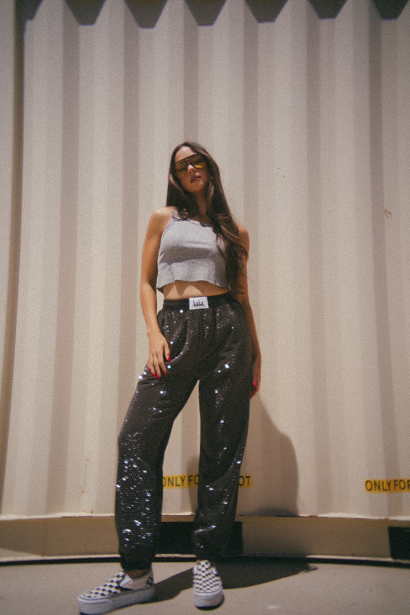 Queen of Grunge French Terry Joggers - Dressed in Lala