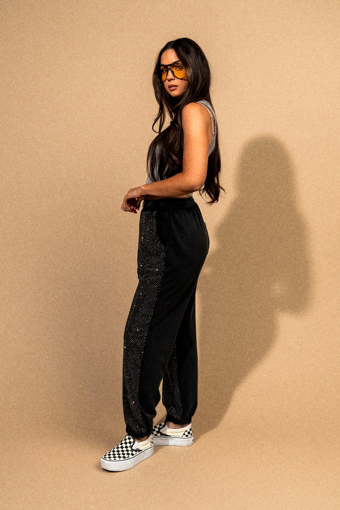 Queen of Grunge French Terry Joggers - Dressed in Lala