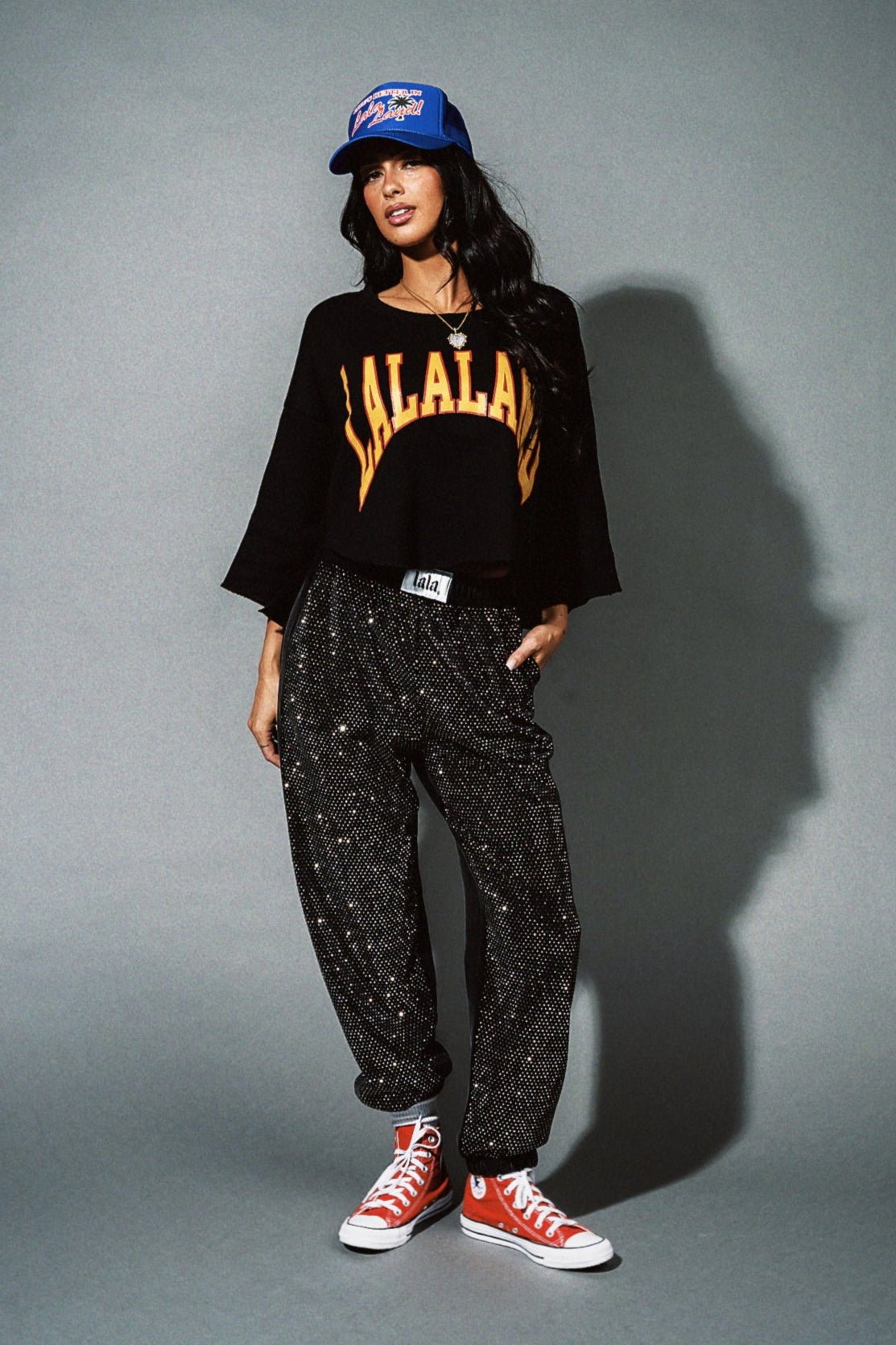 Queen of Grunge French Terry Joggers - Dressed in Lala