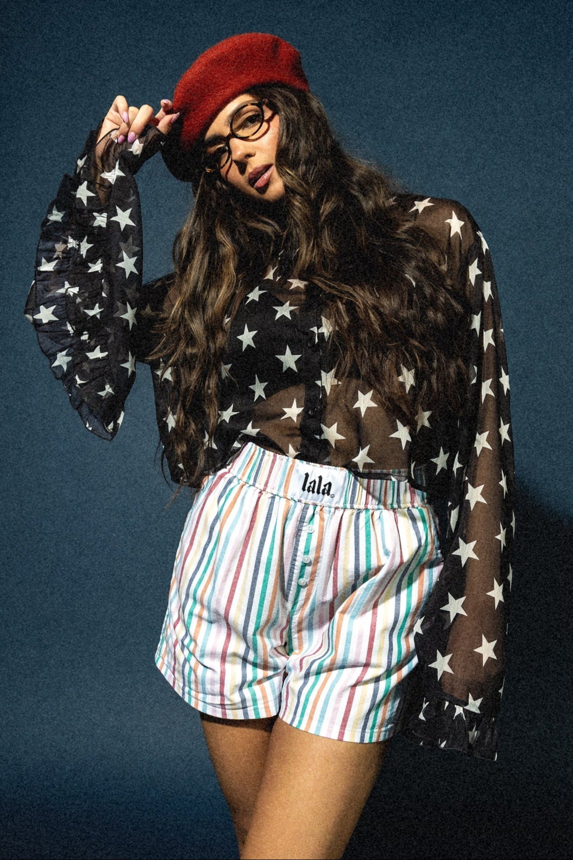 Rainbow Stripe Boxer Shorts - Dressed in Lala