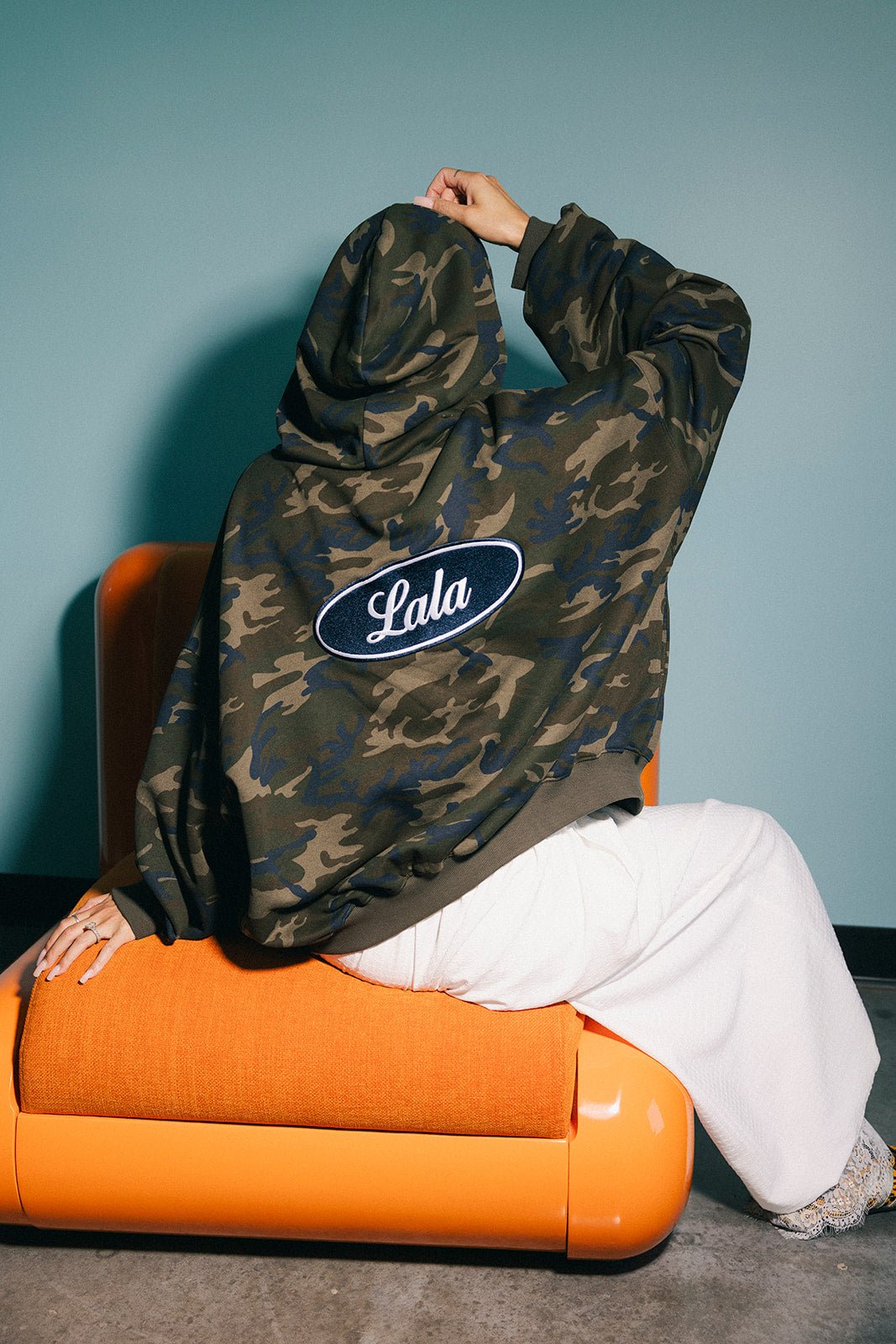 Rebel Heart Camo Patched Zip Up Hoodie - Dressed in Lala