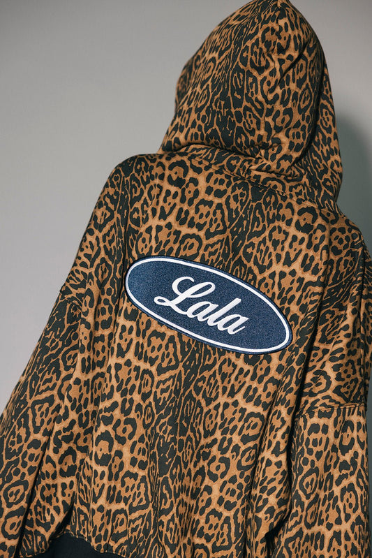 Rebel Heart Dark Leopard Patched Zip Up Hoodie - Dressed in Lala