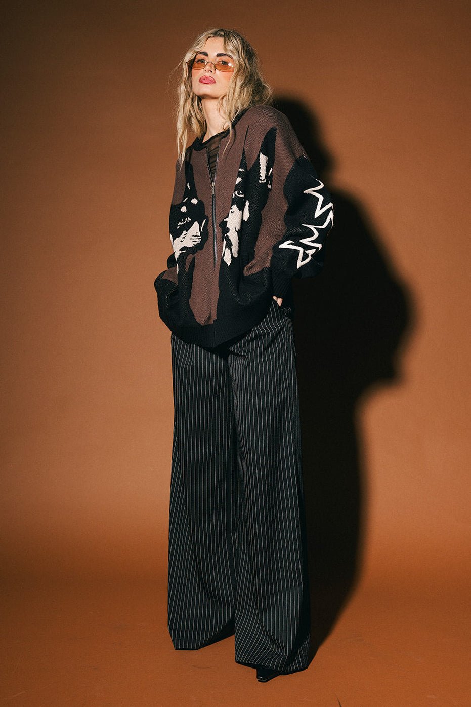 Ride or Die Knit Bomber Jacket - Dressed in Lala