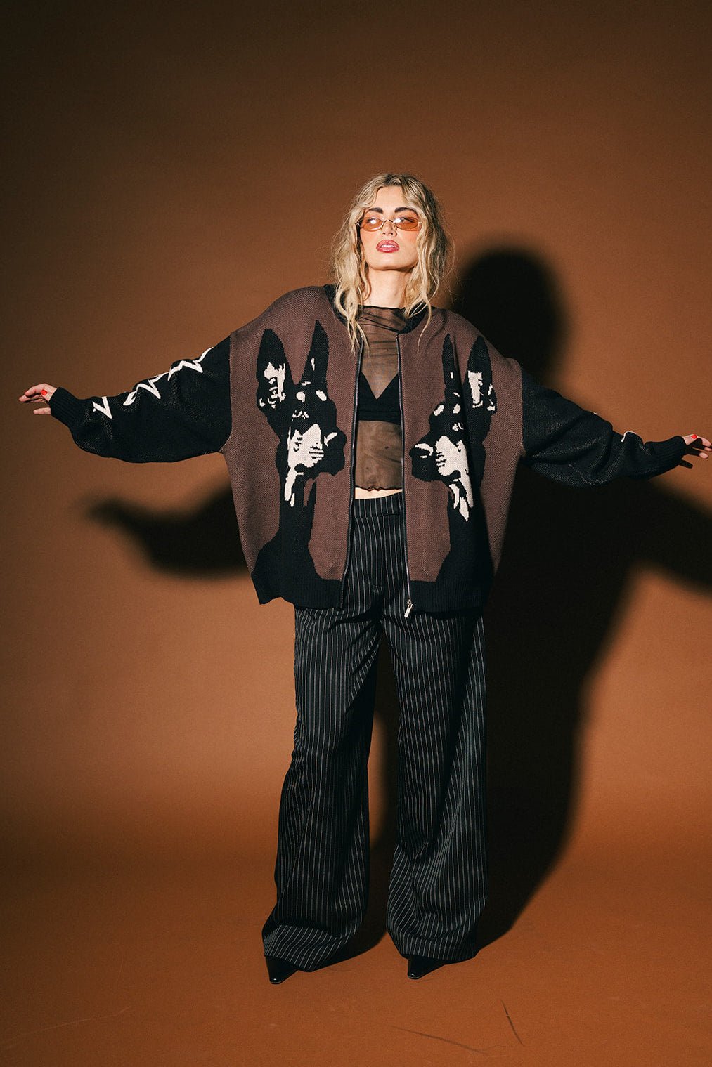 Ride or Die Knit Bomber Jacket - Dressed in Lala