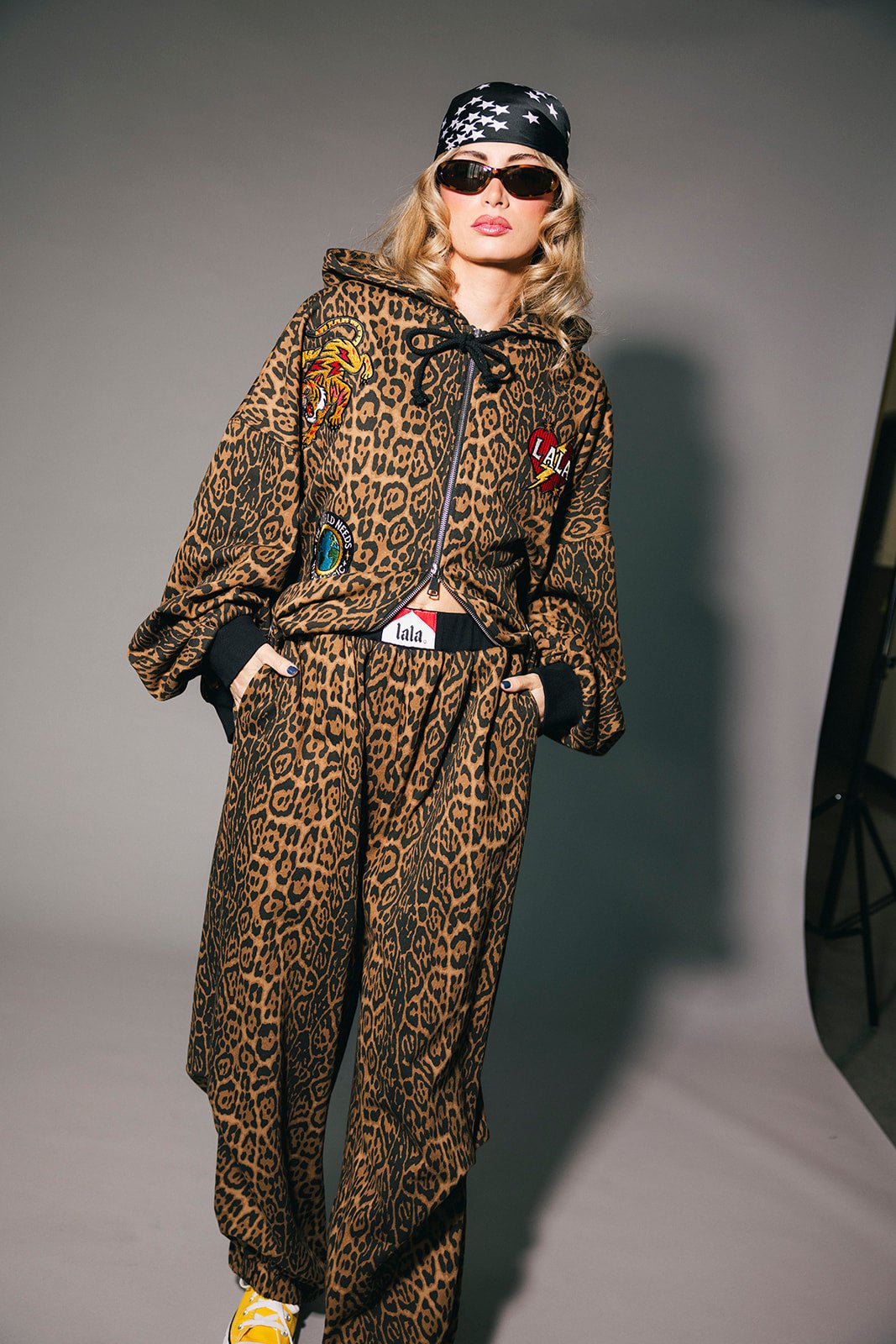 Rocky Harem Pants in Dark Leopard - Dressed in Lala