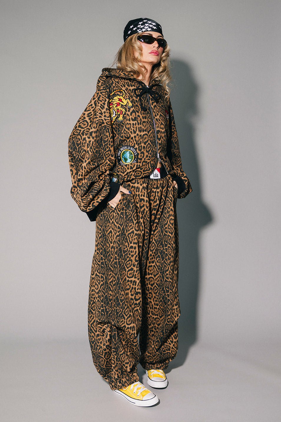 Rocky Harem Pants in Dark Leopard - Dressed in Lala