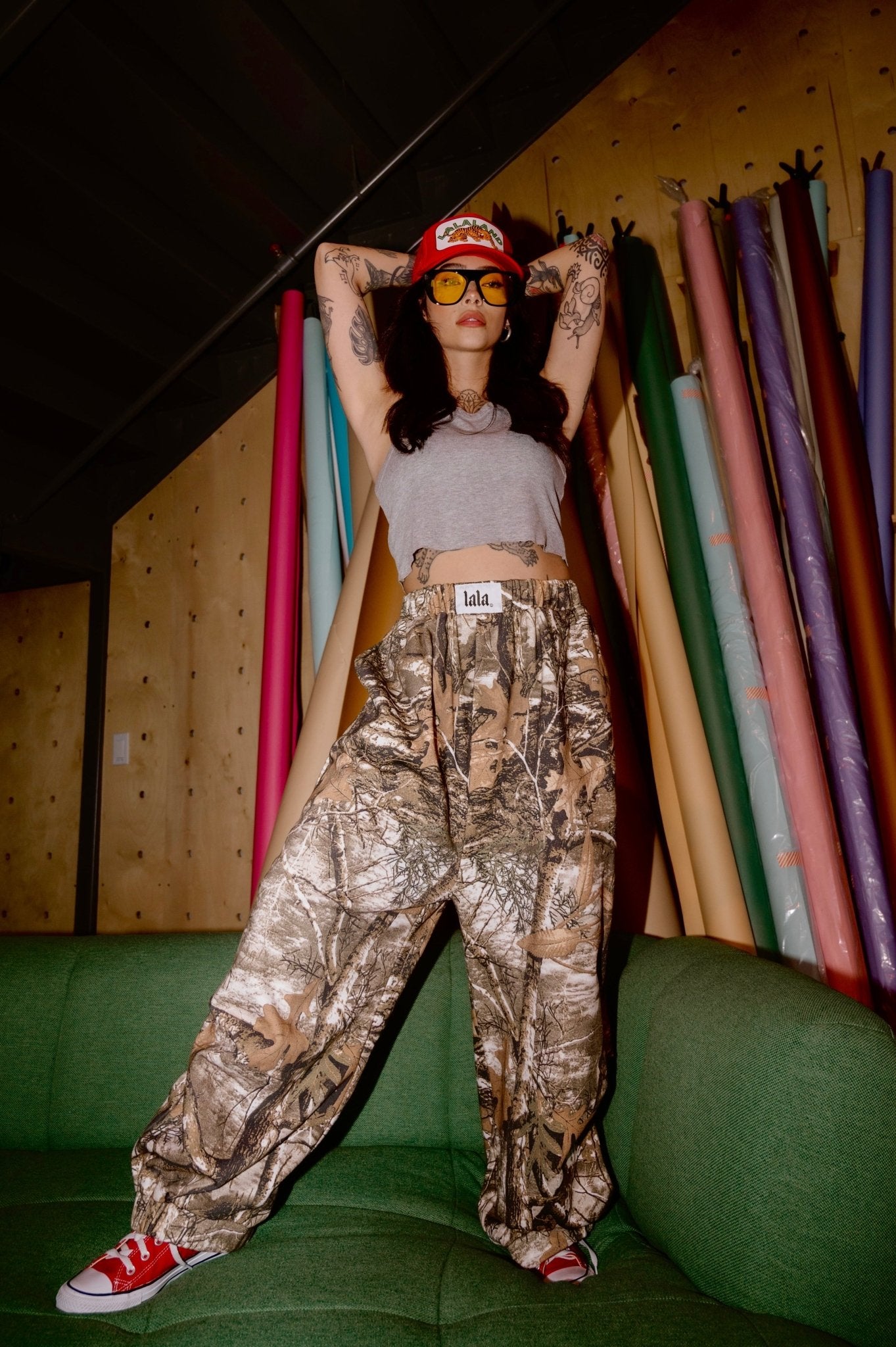 Rocky Harem Pants in Real Tree Camo - Dressed in Lala