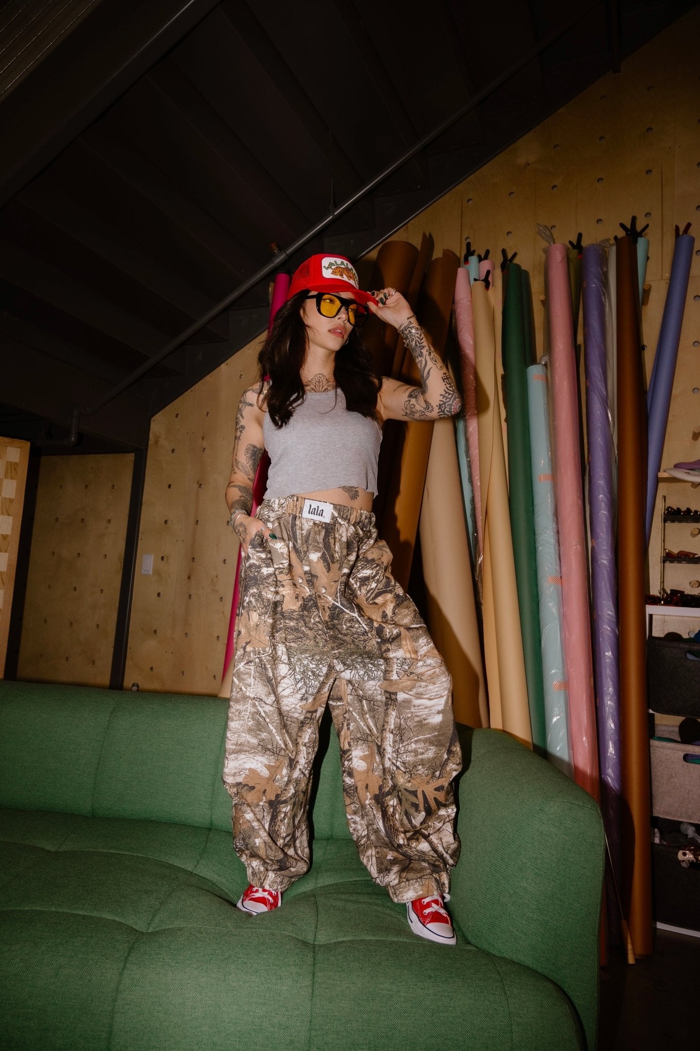 Rocky Harem Pants in Real Tree Camo - Dressed in Lala