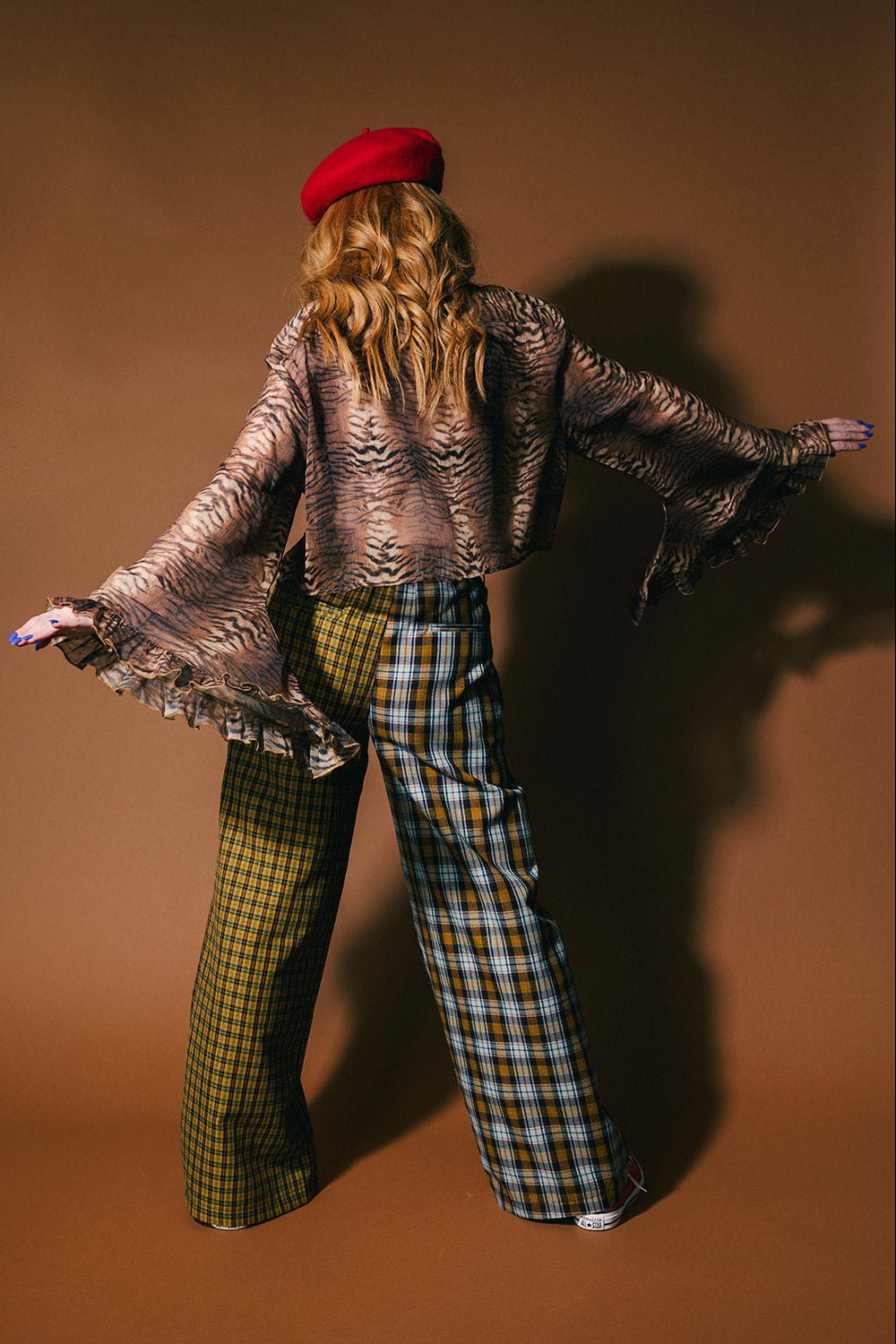 She Is The Moment Cropped Button Up in Go Get 'Em Tiger - Dressed in Lala