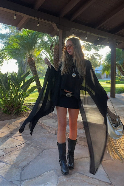 Silver Springs Sheer Top *RESTOCKED* - Dressed in Lala