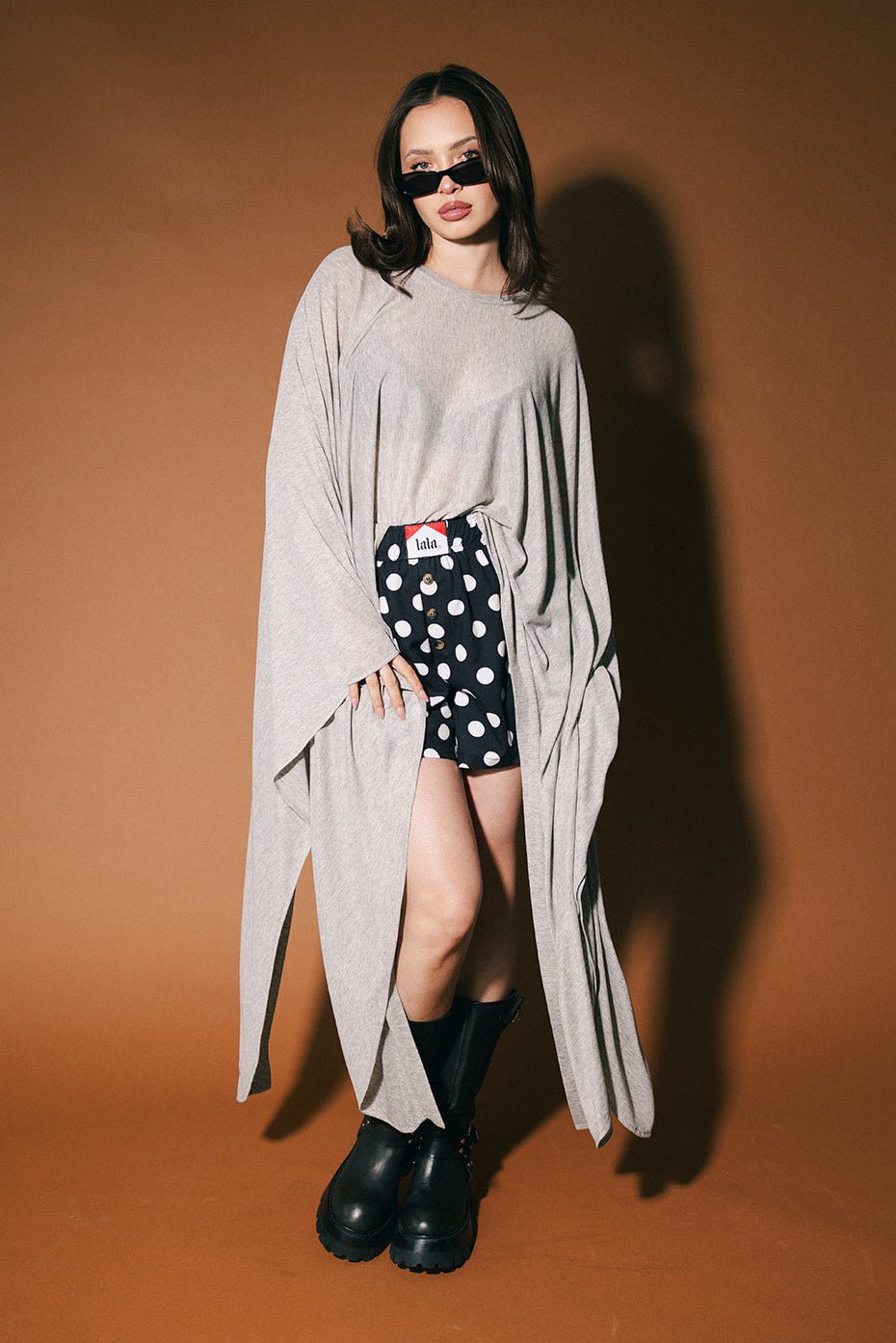 Silver Springs Top in Heather Grey - Dressed in Lala