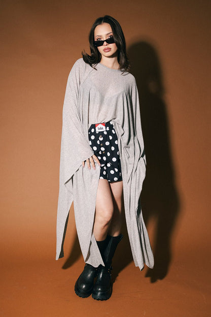 Silver Springs Top in Heather Grey - Dressed in Lala