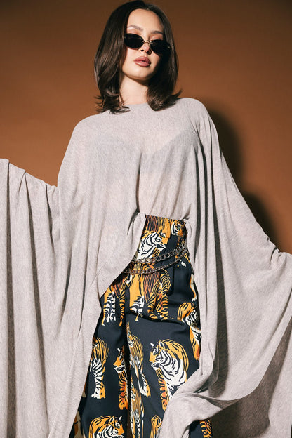 Silver Springs Top in Heather Grey - Dressed in Lala