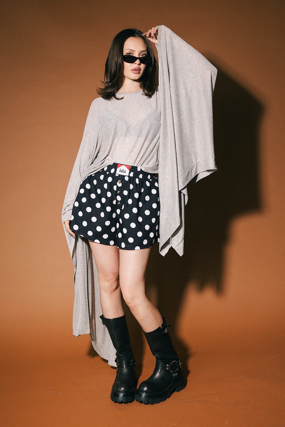 Silver Springs Top in Heather Grey - Dressed in Lala