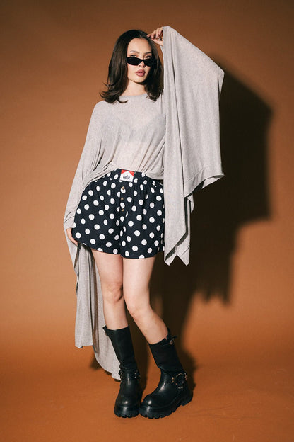 Silver Springs Top in Heather Grey - Dressed in Lala