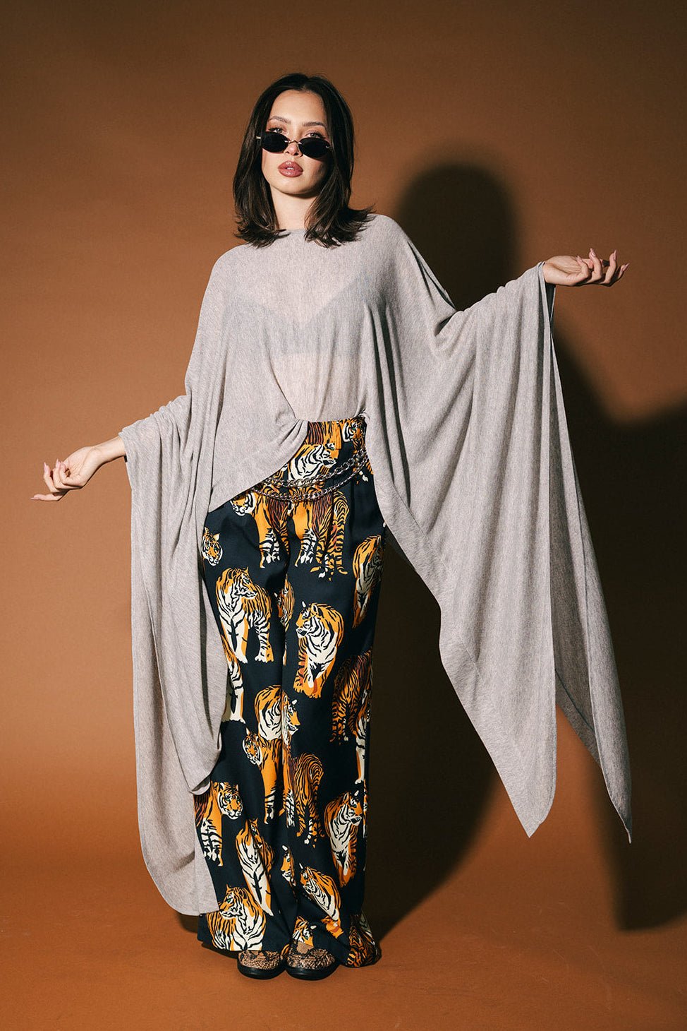 Silver Springs Top in Heather Grey - Dressed in Lala