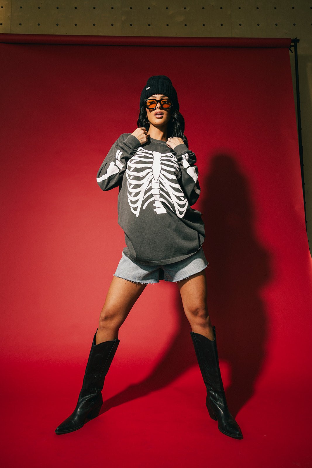 Skelly Skelly Oversized Long Sleeve Tee - Dressed in Lala