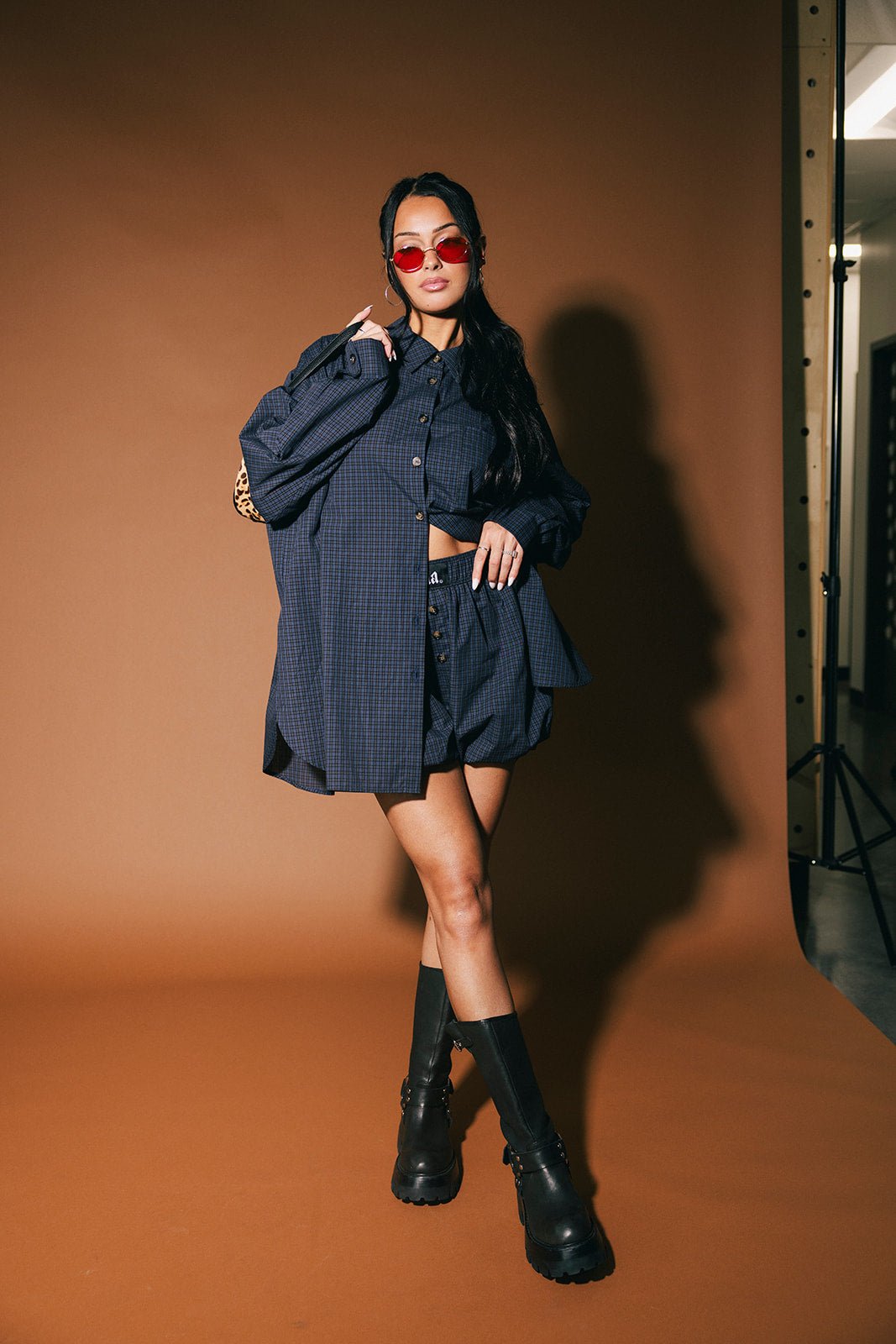 Soul Searching Ultra Oversized Button Up in Dark Whimsy - Dressed in Lala