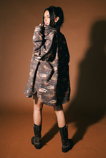 Soul Searching Ultra Oversized Button Up in Ducking Around - Dressed in Lala