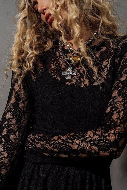Spellbound Lace Maxi Dress - Dressed in Lala