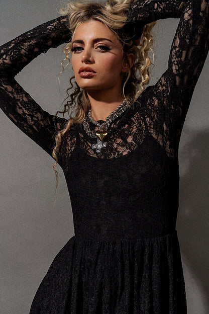 Spellbound Lace Maxi Dress - Dressed in Lala