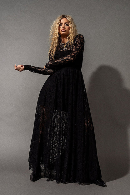 Spellbound Lace Maxi Dress - Dressed in Lala