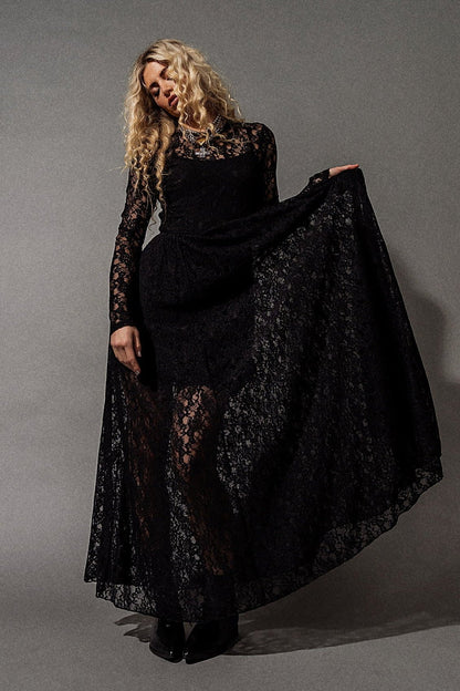 Spellbound Lace Maxi Dress - Dressed in Lala
