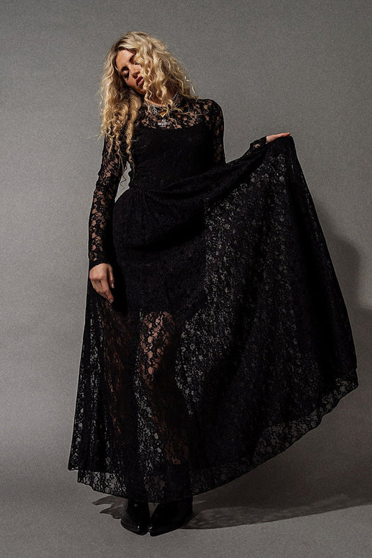 Spellbound Lace Maxi Dress - Dressed in Lala