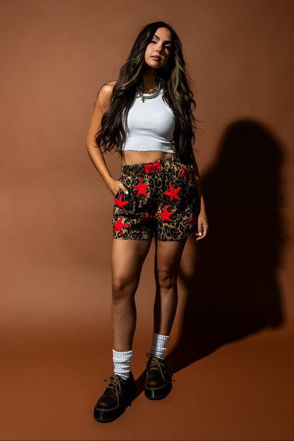 Star Girl Rising Denim Boxer Shorts - Dressed in Lala