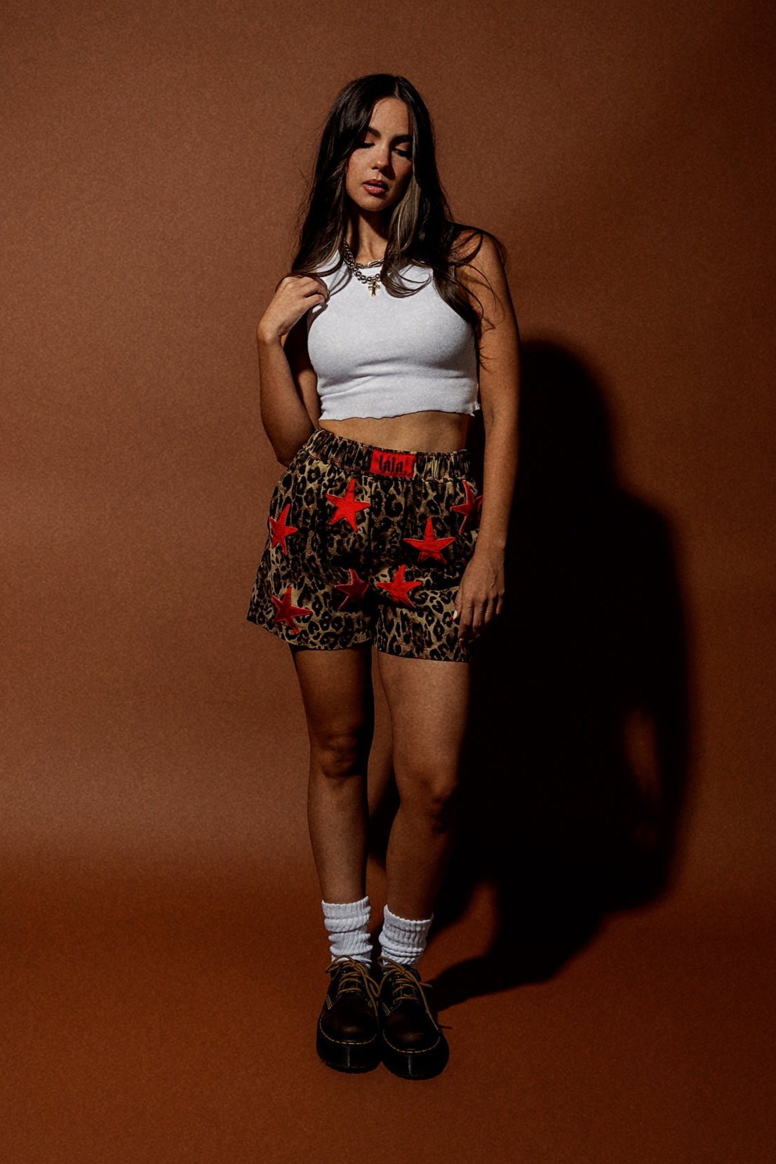 Star Girl Rising Denim Boxer Shorts - Dressed in Lala