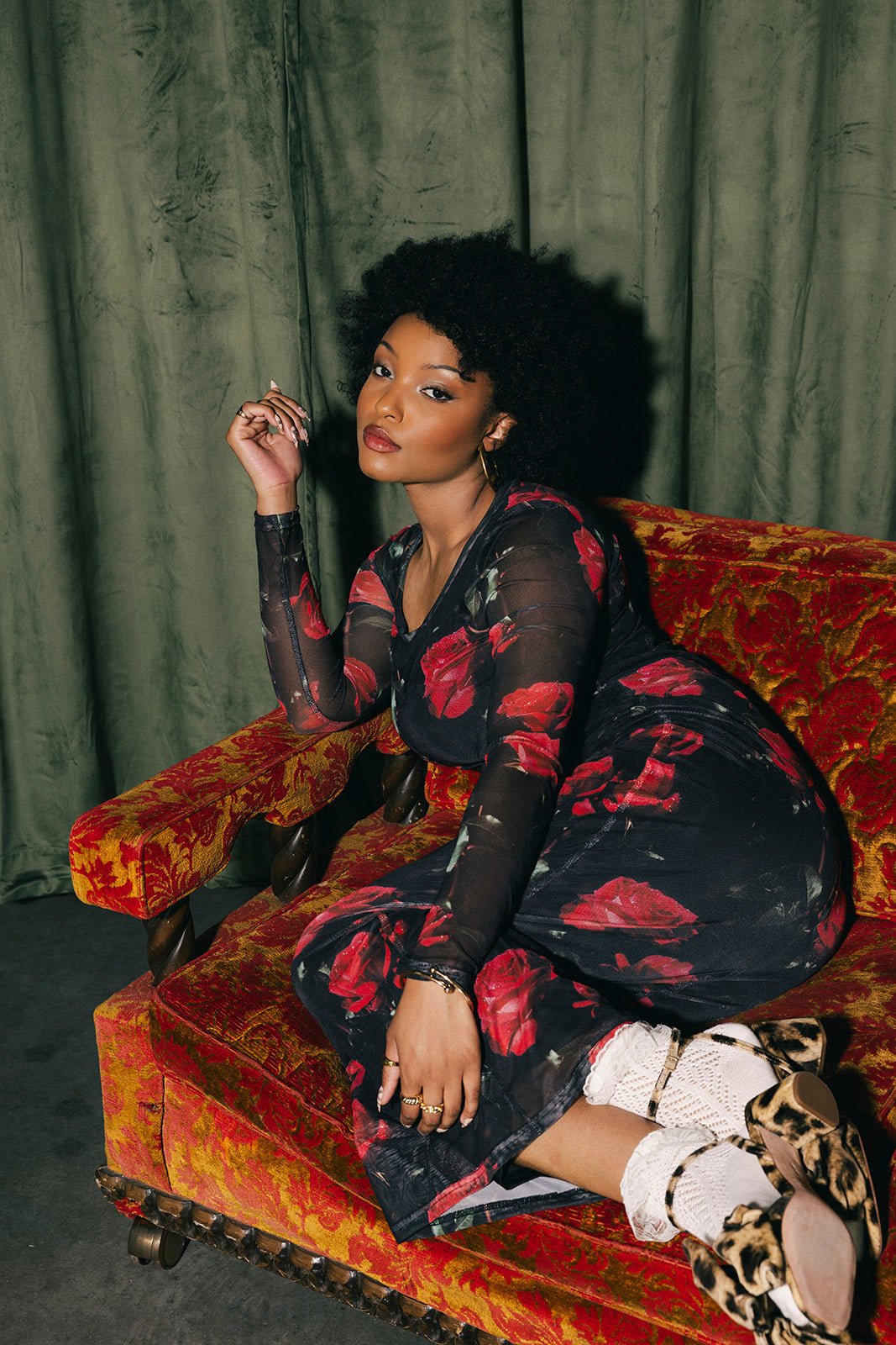 Tell Me You Love Me Mesh Dress - Dressed in Lala