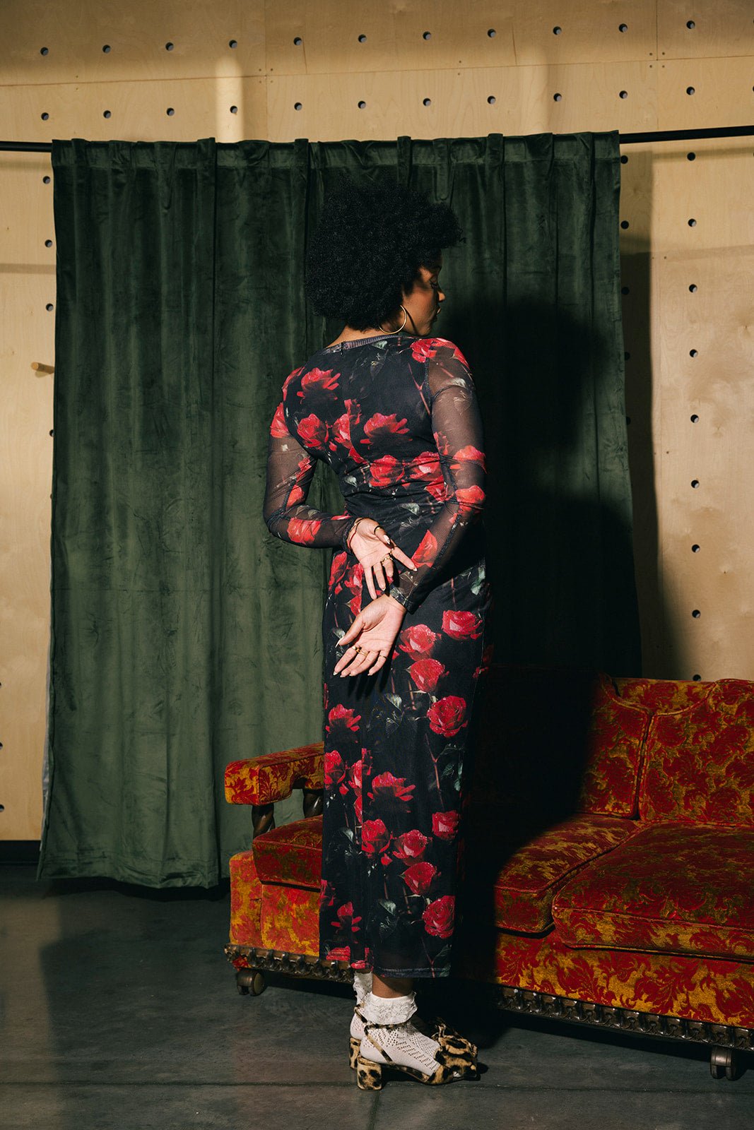 Tell Me You Love Me Mesh Dress - Dressed in Lala