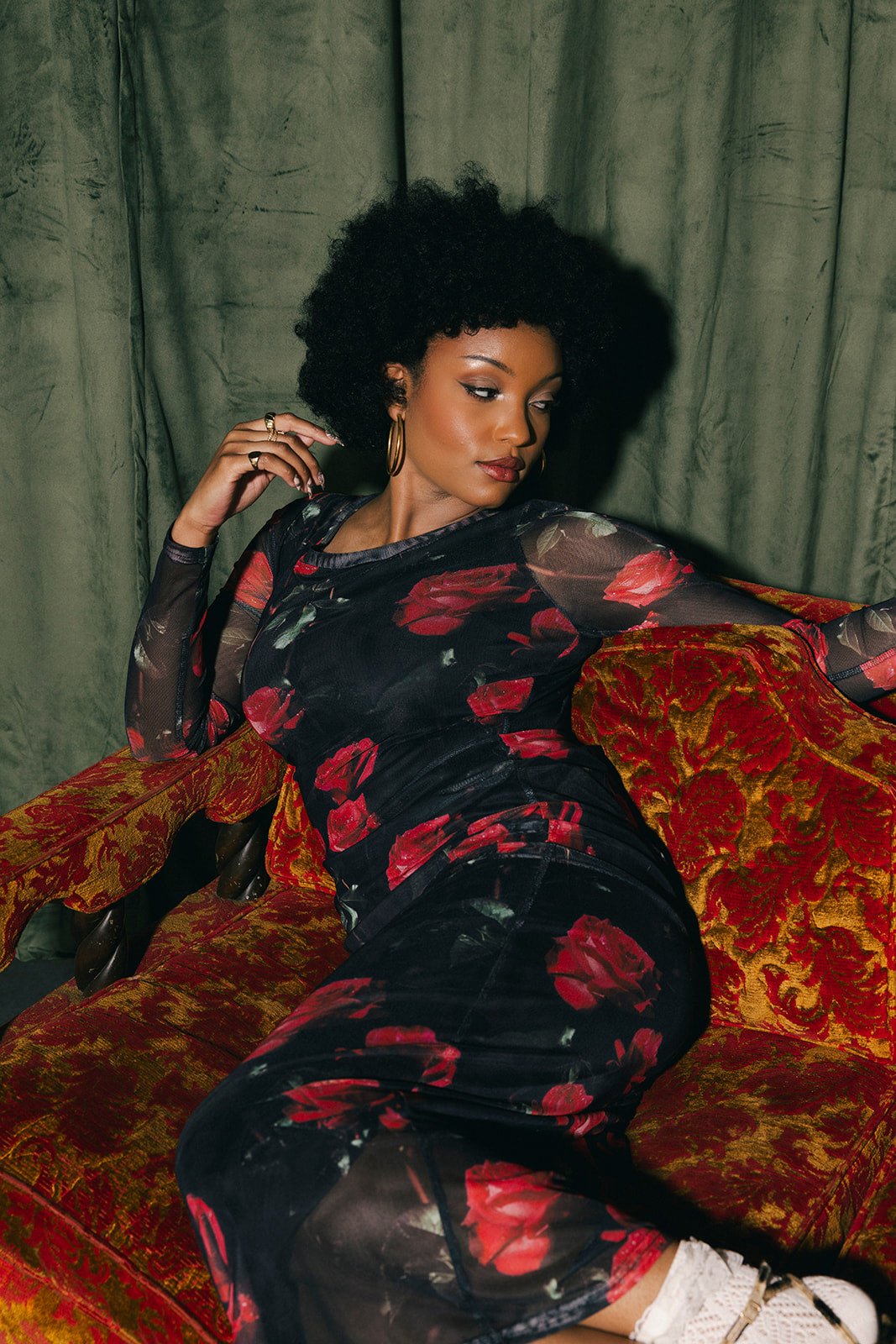 Tell Me You Love Me Mesh Dress - Dressed in Lala