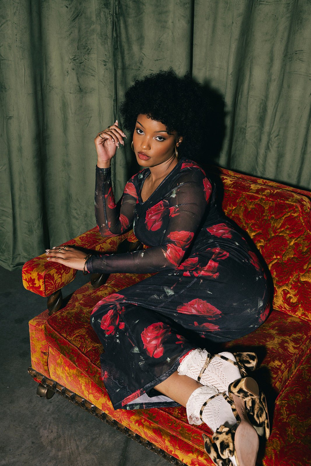 Tell Me You Love Me Mesh Dress - Dressed in Lala