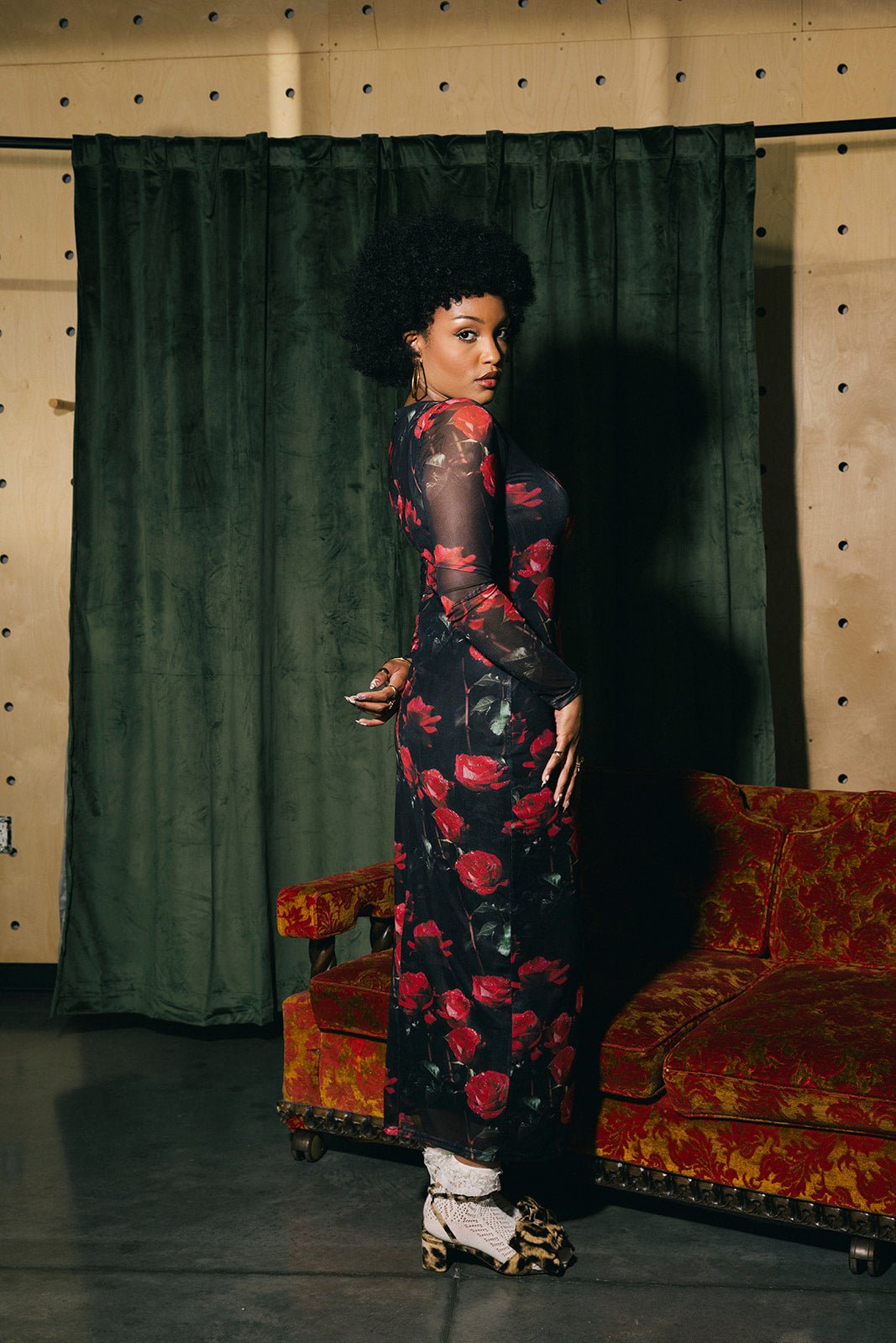 Tell Me You Love Me Mesh Dress - Dressed in Lala