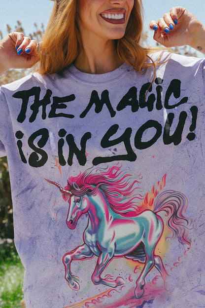 The Magic Is In You Oversized Tie Dye Tee - Dressed in Lala