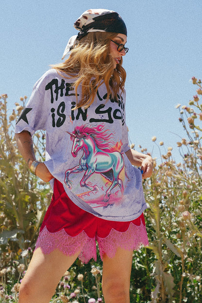 The Magic Is In You Oversized Tie Dye Tee - Dressed in Lala