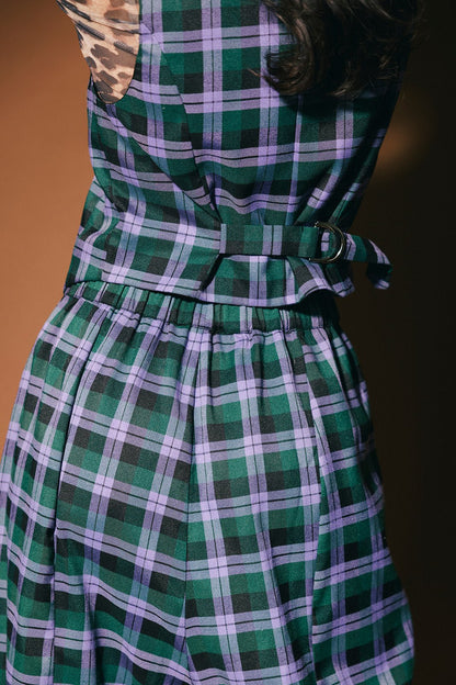 The Meet Cute Plaid Waistcoat Vest - Dressed in Lala