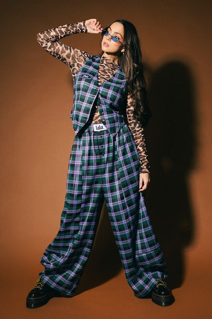 The Meet Cute Plaid Waistcoat Vest - Dressed in Lala