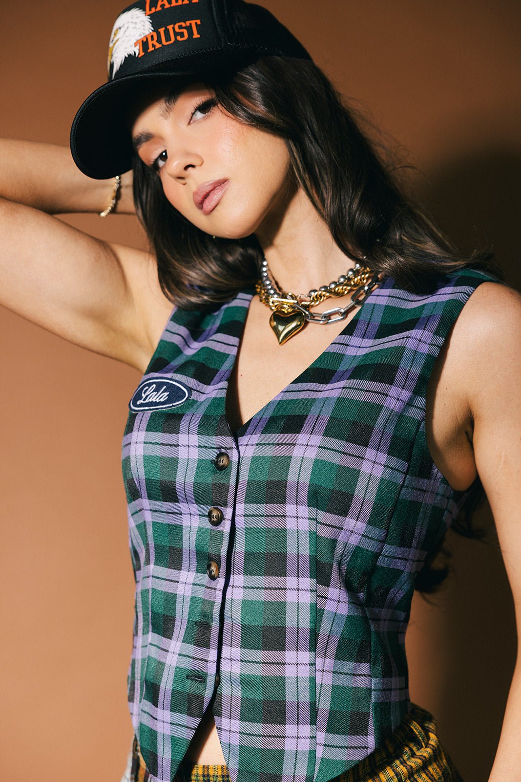 The Meet Cute Plaid Waistcoat Vest - Dressed in Lala
