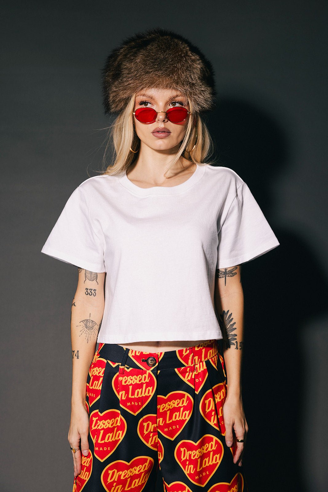 The One & Only Boxy Tee in White - Dressed in Lala