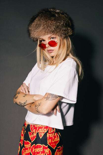 The One & Only Boxy Tee in White - Dressed in Lala