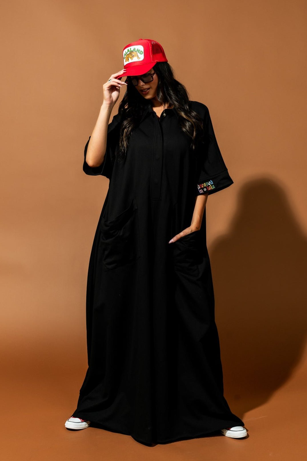 The Real Deal Oversized Wide Leg Jumpsuit - Dressed in Lala