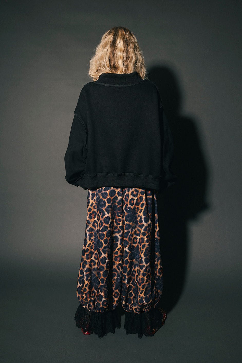 The Rumors Are True Embroidered Boxy Pullover in Black - Dressed in Lala