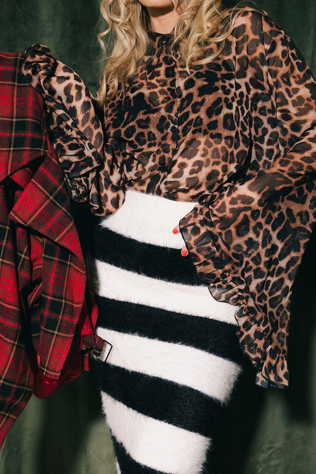 The Rumors Are True Furry Knit Maxi Skirt - Dressed in Lala