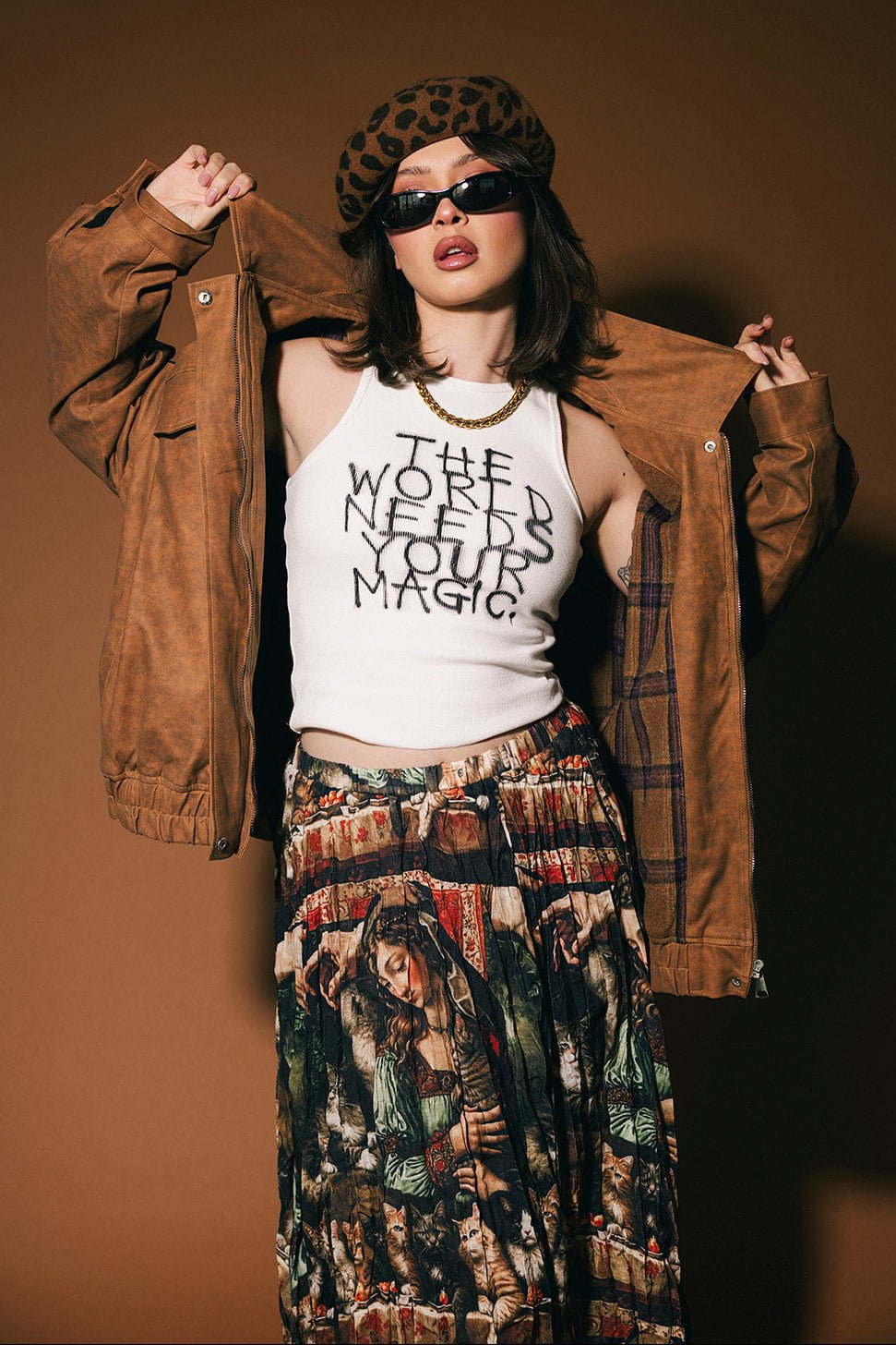 The World Needs Your Magic Bomber Jacket - Dressed in Lala